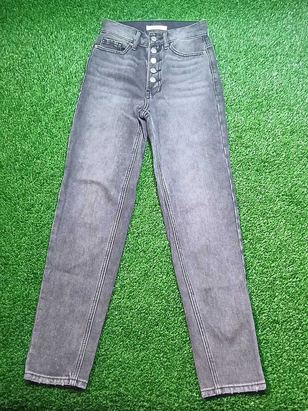 PacSun Ultra High-Rise Slim Black Denim Jeans 22w